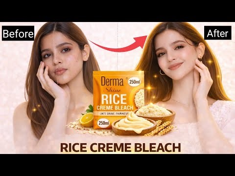 Derma Shine Rice Bleach Review | Rice Bleach Before After 😱 Real Results