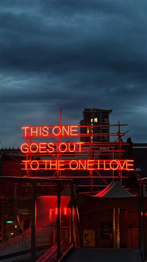 10 YEARS OF BEING THE BEST HOUSE IN LEEDS 💫 There’s no doubt that @headrowhouse has earned its spot as one of Leeds’ best bars and rooftop terraces. Their LED sign is just ✨iconic✨ and we can guarantee it’s been featured on your Instagram story at some point over the years. They recently celebrated 10 years in the city and switched up their lyric sign to “This one goes out to the one i love” - a line from ‘The One I Love’ by R.E.M. Over the years, we’ve seen some greats - what has been your fav