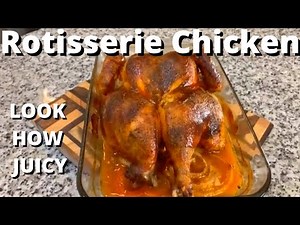 How to make Barbecue Rotisserie Chicken Recipe