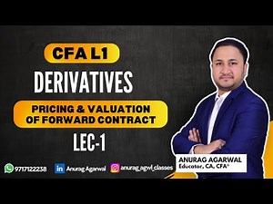 CFA L1 Derivatives Pricing & Valuation of Forward Contract Lec-1