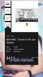 5.1K views · 106 reactions | E-Ink Weather Display | UFD Tech | Facebook