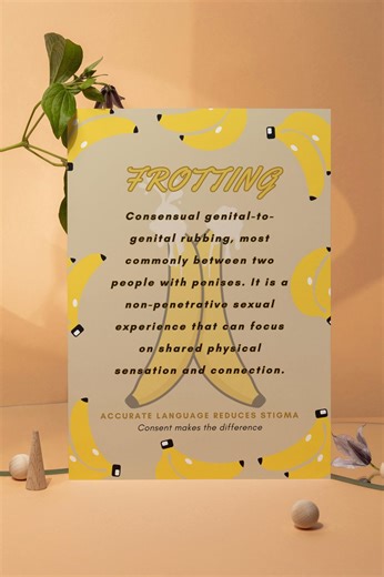 Frotting Explained Poster for Adult Sex Education | LGBTQ Sexual Health Printable | Consent Based Wall Art - Etsy