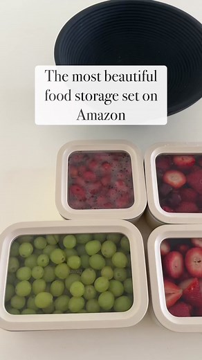 Glass Food Storage Set with Ceramic Coated Containers and Glass Lids