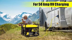 4 Prong Twist Lock 30 Amp to 50 Amp RV Adapter Cord 240V, NEMA L14-30P Locking Male to 14-50R Female for Tesla EV