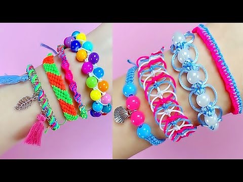 DIY: 8 EASY FRIENDSHIP BRACELETS by Girl Crafts