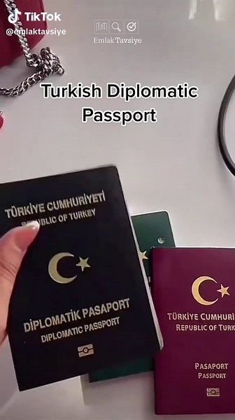 Turkish Passport Types: Diplomatic, Green, and Red