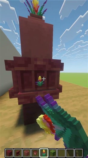 POTTED PLANT IDEAS MINECRAFT 🗿