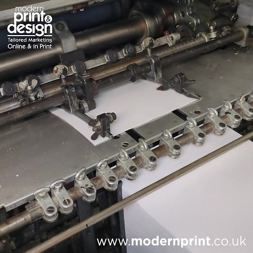Here is Gardinia Windows new forms being printed on our litho offset printing press. Watch until the end and you will see the printed forms coming out the other side of the press. Visit https://zurl.co/xdBKY or call 01646 682676 for printing in Pembrokeshire. | Modern Print & Design, Website & Graphic Designers