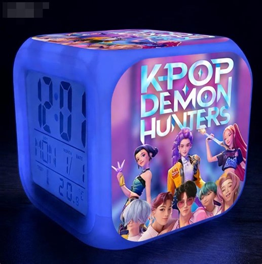 K-pop Demon Hunters LED Alarm Clock – Kids' Night Light - Etsy