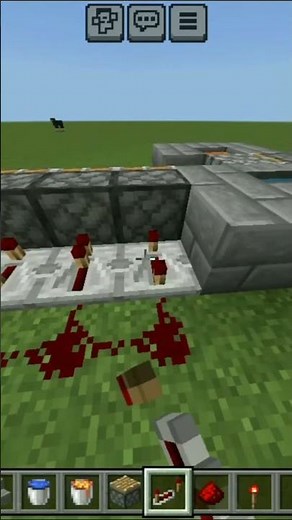 Minecraft making automatic stone machine #minecraft