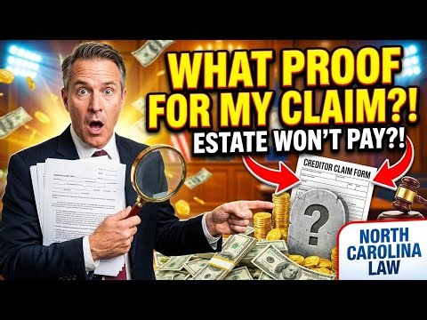 What documents must a creditor provide to support an estate claim? | NC