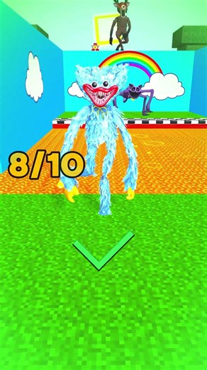 Build Poppy Playtime Character Challenge #poppyplaytime #minecraft