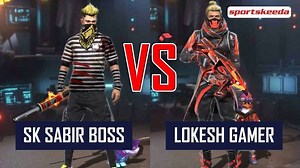 SK Sabir Boss vs Lokesh Gamer: Who has better Free Fire stats in April 2021?