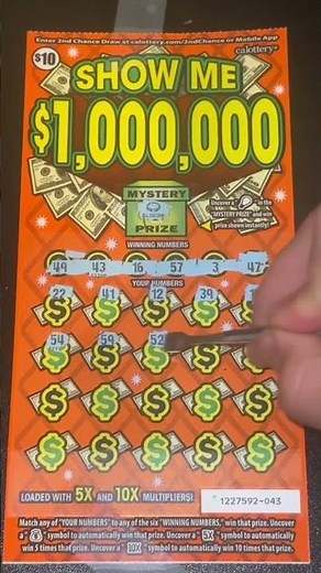 Scratch & Win Big! 💰 Instant Lottery Scratch Card Wins – Real Jackpot Moments! #Lottery #jackpot