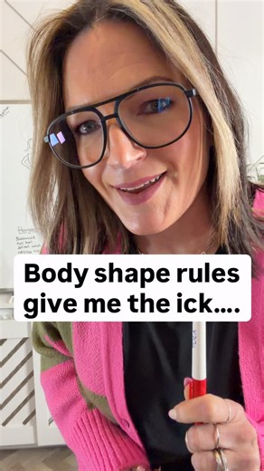 Body shape “rules” give me the ick. And if you’ve ever felt worse after reading style advice… this might be why. Body shape theory can be useful, it explains why some outfits feel off and helps with proportion and balance. But somewhere along the way it turned into women being labelled as fruit, circles, bricks, and goblets 🥴 Confidence doesn’t come from “flattering rules” it comes from understanding fit and leaning into who YOU are. That’s why I teach body shape as a tool, not a rule and why c