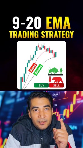 TradeX Dheeraj - Stocks and Crypto Market Educator on Instagram: "9 EMA and 20 EMA Trading Strategy 🚀 | Best 3-Minute Trading Setup for 2025 | EMA Scalping Strategy | Moving Average Crossover Strategy Stop guessing and start trading with logic! In this video, TradeX Dheeraj reveals a powerful 3-minute scalping strategy using the 9 EMA and 20 EMA combination to identify high-probability buy and sell signals. 👇 Video Summary: Are you struggling to find the right entry points in Intraday trading?