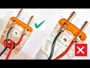 proper 2 pin plug connection || electrical life hacks || amazing tips and trick