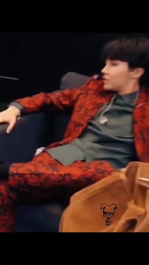 J-Hope's Fashion Showcase in Red Floral Suit