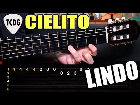 Como tocar Cielito Lindo | Tablatura súper fácil en Guitarra Acústica