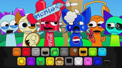 Incredibox Sprunki 但 PEPPIE COKA 互相残杀！NEW Py