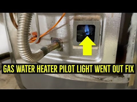 Rheem Gas Water Heater Pilot Light Went Out Fix