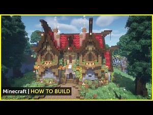 Minecraft How to Build a Fantasy Storage House (Tutorial)
