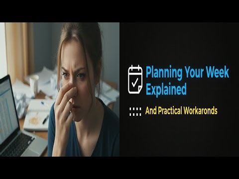 Plan Your Week: The Secret to Less Overwhelm & More Control