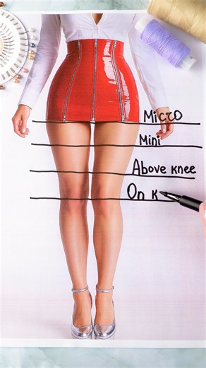 5M views · 10K reactions | Skirt Length Guide  | 5-Minute Crafts | Facebook