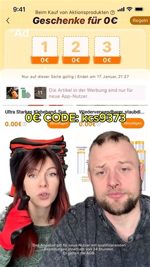 Tobi & Dani 🏚️ on Instagram: "Werbung | Baustelle mit TEMU Produkten 🛠️ Neue Nutzer können in der TEMU-App den Code kcs9373 in die Suche eingeben und über die aktuelle 0€ Aktion passende Produkte auswählen. Gerade für Baustelle, Renovieren und Haushalt sind echt praktische Sachen dabei. Einfach App öffnen, Code eingeben und die Aktion checken – Link findet ihr in unserer Bio. #temu #baustelle #renovieren #rabattcode #umbau"