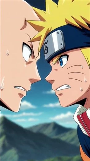 Naruto vs one punch man 🤣 who is winning #anime#ytshorts#naruto#onepunchman