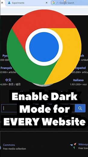 How to Turn on Dark Mode for EVERY Website in Google Chrome