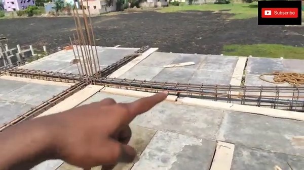 Inverted beam in roof slab| Beam details