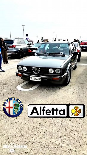 Il Quadrifoglio si tinge di Oro: Alfa Romeo Alfetta Q.O. #alfaromeo #alfaromeoalfetta #alfetta #alfisti #alfaholics #80s | Roberto Palumbo