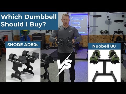 Which Adjustable Dumbbell Should I Buy? Snode Ad80 vs Nuobell Dumbbells 580 - A Trainers Review