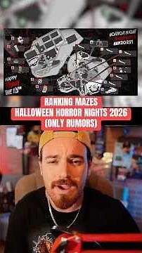 RUMOR HHN 2026 MAZES! #universalstudios #hhn #horrornights #universal