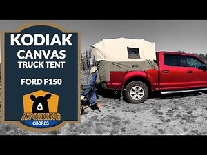 ⛺ Kodiak Canvas Truck Tent- F150 Short Bed Setup and Overview