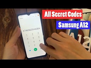 All Secret Codes Of Samsung Galaxy A12 - Hidden Menu