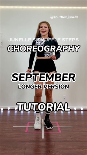 September Choreography Tutorial 2023 | Footwork Shuffle Dance