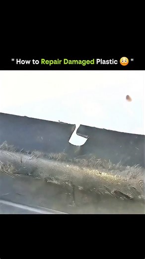 SCIENCE | FACTS | BEYOND | HISTORY | on Instagram: "#Plastic is everywhere, but when it cracks, breaks, or chips, it doesn’t always mean it’s time to throw it away. With the right technique, you can restore strength, functionality, and even the appearance of plastic items. 🛠️ Here’s how: Clean the damaged area – Remove dirt, grease, or loose pieces so the repair sticks properly. Choose your method – Depending on the type of plastic: • Plastic welding – Use heat to melt the edges together. • Epo