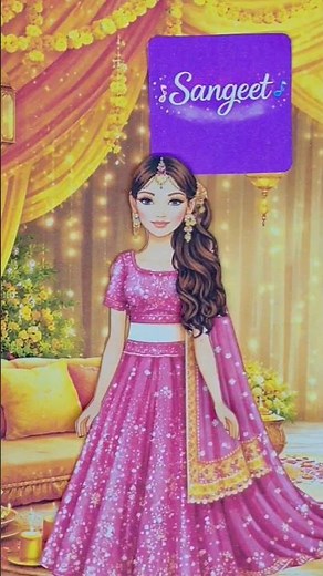 Indian Wedding Dress Up 💍✨ Mehndi to Bride Transformation #BarbieDoll #DressUp #DollMakeover