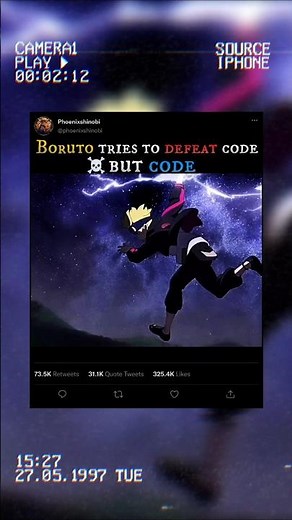 ☠️Boruto tries to defeat code but code || Naruto Shippuden