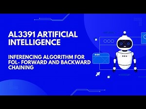 inference algorithm for FOL- forward and backward chaining #ai #al3391 #artificialintelligencetamil