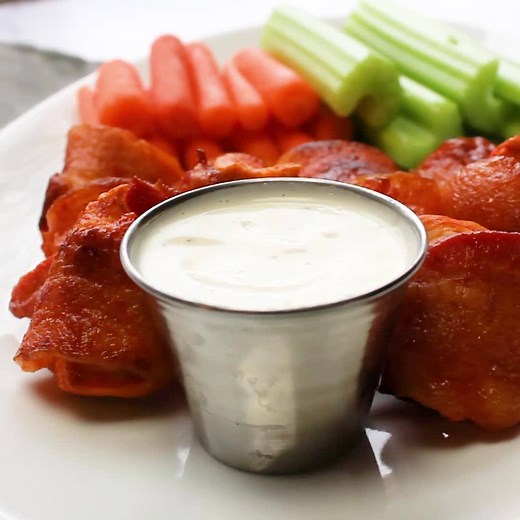 1.5M views · 60 reactions | These delicious Keto Bacon Wrapped Buffalo Chicken Bites need only 3 ingredients! Recipe --> https://www.lowcarbmaven.com/bacon-wrapped-buffalo-chicken-bites/ | Low Carb Maven | Facebook