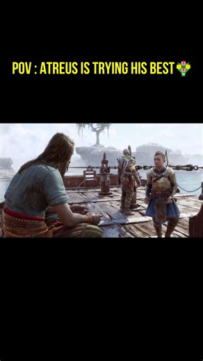 ATREUS IS TRYING HIS BEST TO CONVINCE TYR – RTX 5070 4K60FPS 180HZ #godofwarragnarok #shorts