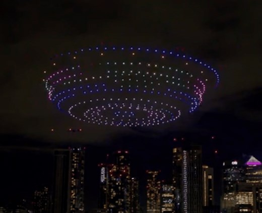 Celestial Illuminates Samsung Galaxy S24 Launch with Drone Light Show Spectacle [VIDEO]