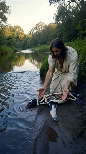 Jesus Saves a Little Penguin! 🐧❤️#PenguinStory#AnimalRescue#FaithAndHope#KindnessMatters#inspiration