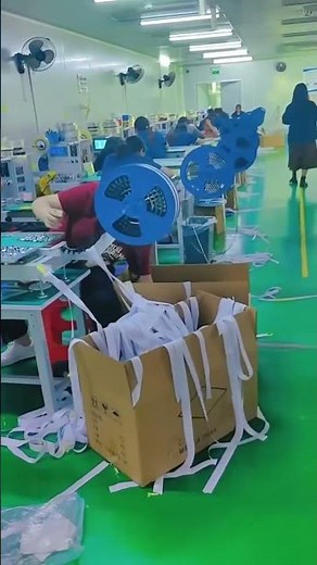 Production line for various customized carrier tapes #semiconductor #factory