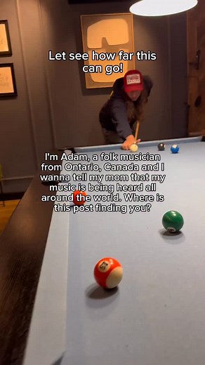 Also, do you think it went in? 🎱 #pool #newmusic #folkmusic #singersongwriter #billard | Adam Wendler
