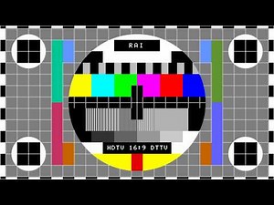 HD Test Pattern RAI for Digital TV - Monoscopio HD stile RAI per il DTT