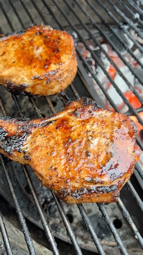 This is a perfect and easy marinade for pork chops. Then grilled to perfection for that added flavor. | Vindulge